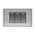 3 Gang 2 Way Switch 15A125V/16A 250V
